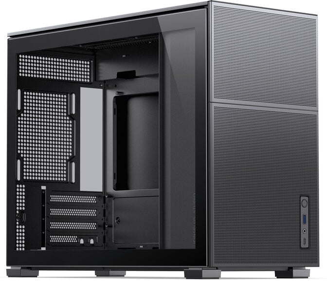 Caixa Micro-ATX Jonsbo D31 MESH Vidro Temperado Preto Bonus