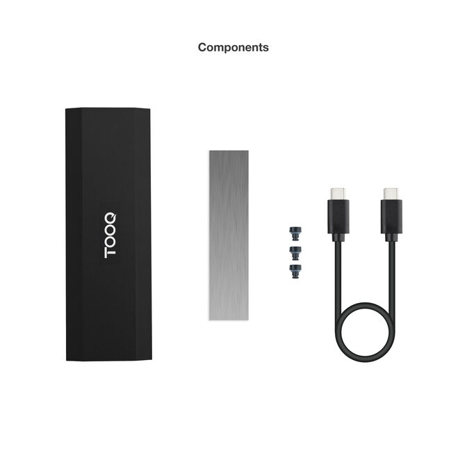 Caixa SSD Tooq TQE-2231B M.2 NVMe PCIe USB3.1 Gen 2 Preto image number 7