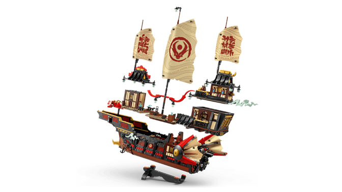 LEGO Ninjago: O Navio Pirata do Templo, 2387 Pe&ccedil;as (71848) image number 3