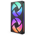 Ventoinha NZXT F280 RGB Core Single-Frame Pretas - Dupla Vento&iacute;nha 140mm (280mm) image number null