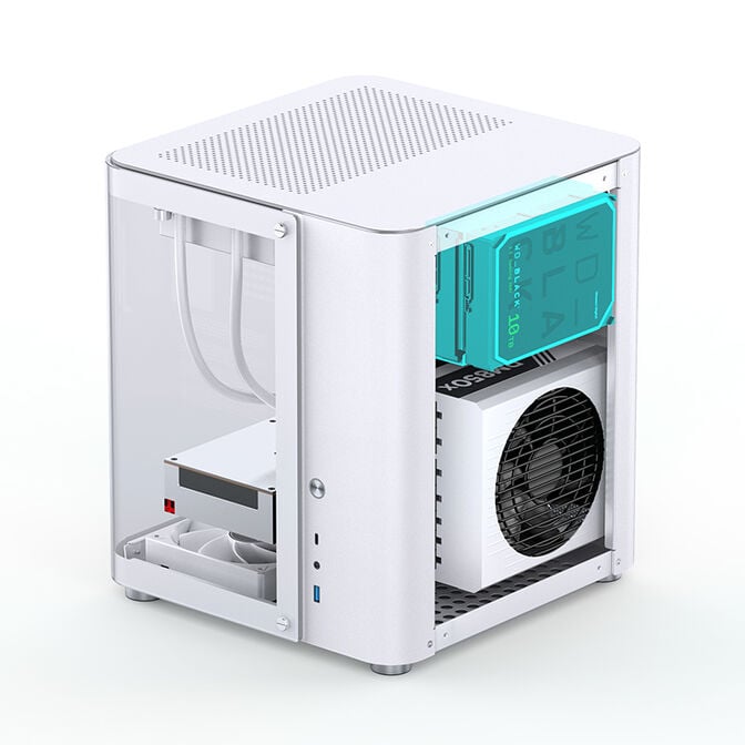 Caixa Micro-ATX Jonsbo TK-1 2.0 Vidro Temperado Branco image number 17