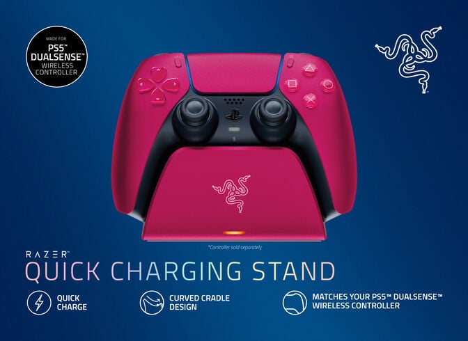 Suporte de Carregamento Razer Universal Quick Charging Stand para PlayStation 5 Cosmic Red image number 6