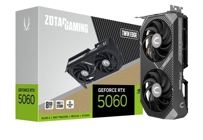 Gr&aacute;fica ZOTAC GeForce&reg; RTX 5060 Twin Edge 8GB GDDR7 DLSS4 image number 0