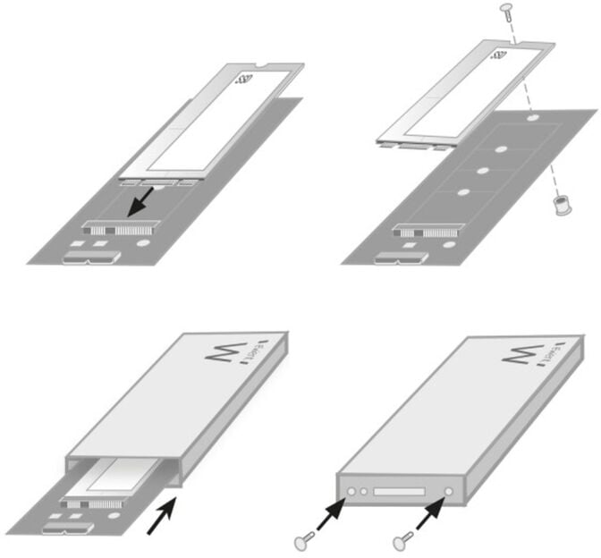 Caixa Ewent SSD M.2 SATA NGFF USB 3.2 Gen 1 image number 1