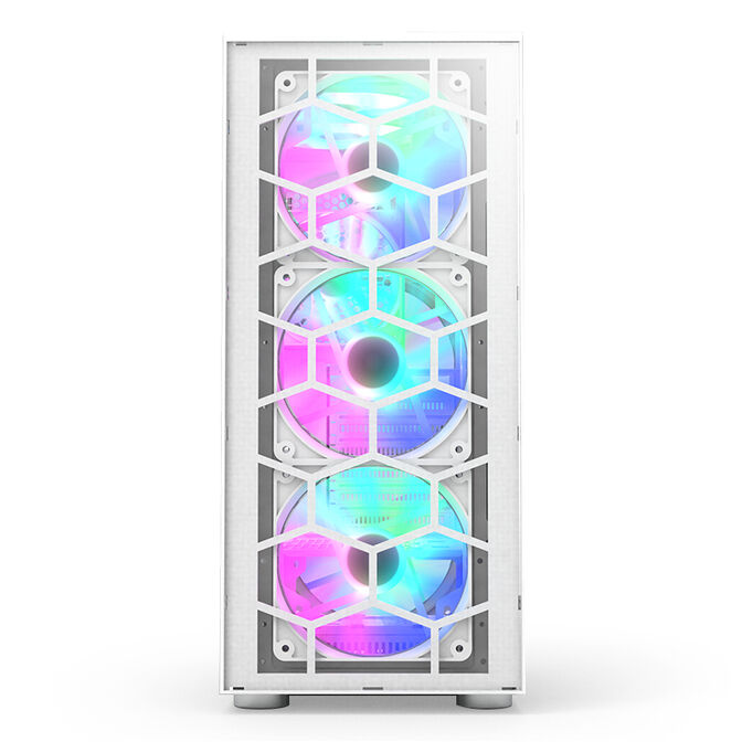 Caixa ATX Montech X3 Glass RGB Vidro Temperado Branco image number 1