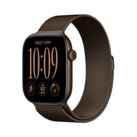 Smartwatch Apple Watch Series 12 GPS + Cellular 46mm Dark Bronze Aluminium Case with Dark Bronze Milanese Loop - M/L