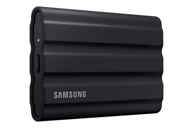 SSD Externo Samsung T7 Shield 4TB USB3.2 Gen2 Preto (1050/1000MB/s) image number 1