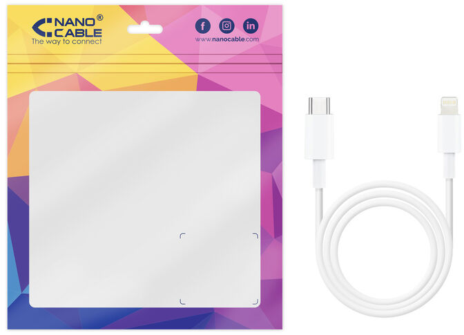 Cabo Lightning Nanocable Lightning > USB-C image number 3