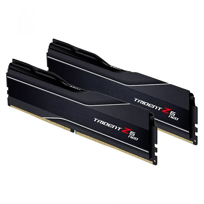 G.Skill Kit 64GB (2 x 32GB) DDR5 6000MHz Trident Z5 Neo EXPO CL32 Black - F5-6000J3238G32GX2-TZ5N image number 1