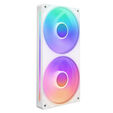 Ventoinha NZXT F240 RGB Core Single-Frame Brancas - Dupla Vento&iacute;nha 120mm (240mm) image number null