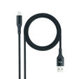 Cabo Lightning Nanocable Lightning/M > USB A/M Coiled 1M Preto image number null