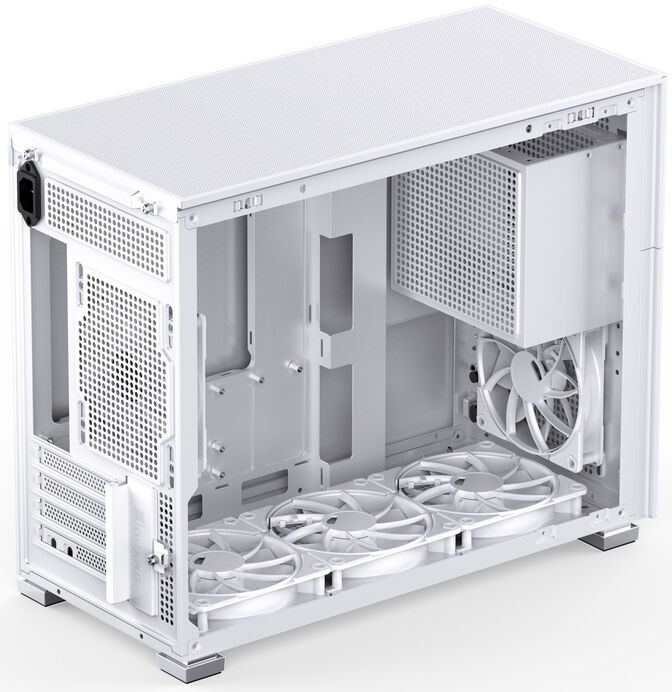 Caixa Micro-ATX Jonsbo D31 STD Com Visor Vidro Temperado Branco image number 5