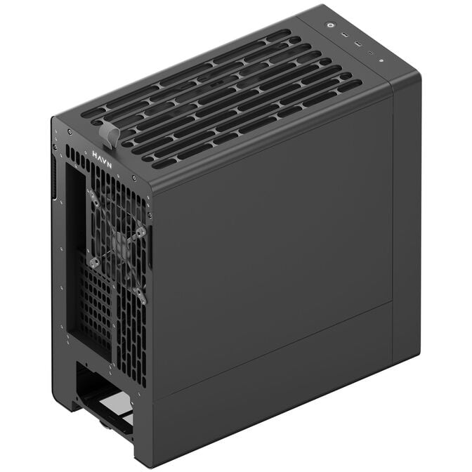 Caixa ATX HAVN BF 360 Flow Solid Preto image number 4