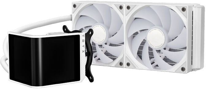 Water Cooler CPU TRYX Panorama SE 240 ARGB Branco image number 4