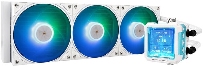 Water Cooler CPU AIO Thermalright Frozen Warframe Pro ARGB Branco - 360mm image number 0