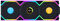 Ventoinha Lian Li UNI FAN SL120 LCD Wireless RGB Reverse Blade PWM Preto 120mm (Pack 3)
