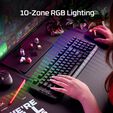 Teclado HyperX Eve 1800 Compact Gaming RGB PT Preto image number null