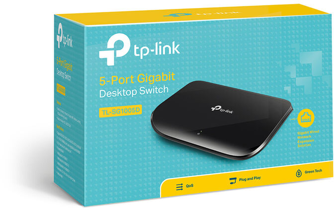 Switch TP-Link TL-SG1005D 5 Portas Gigabit Pl&aacute;stico image number 5