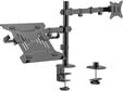Suporte de Monitor + Port&aacute;til Ewent EW1519 Desk Mounting 13" - 32" Articulado Preto image number null