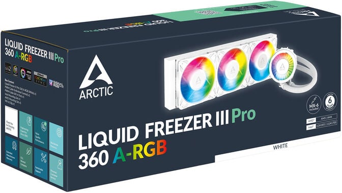 Water Cooler CPU AIO Arctic Liquid Freezer III PRO White - 360mm image number 5