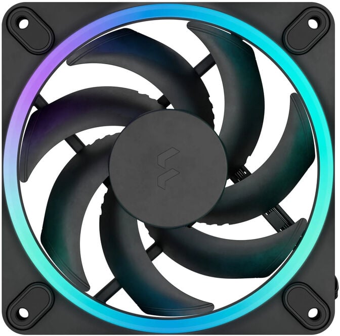 Ventoinha Fractal Design Momentum 12 120mm 2200RPM 8 Pinos RGB Preta image number 1