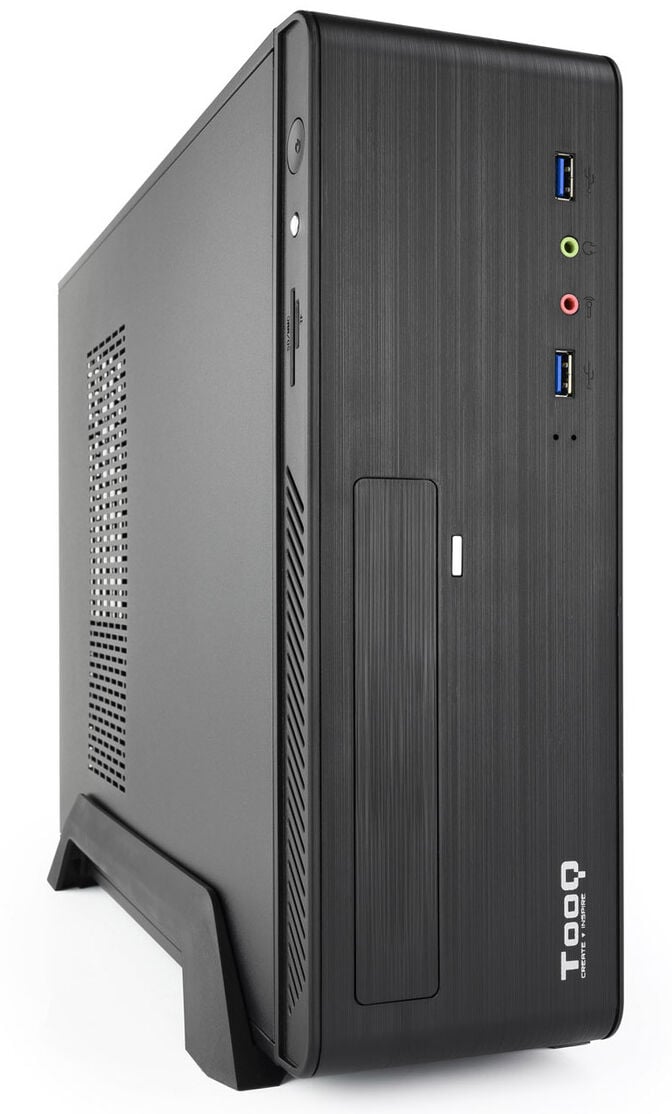 Caixa Mini-ITX Tooq C/Fonte Alimenta&ccedil;&atilde;o 500W + Leitor de Cart&otilde;es + 2x USB 3.0 Preta image number 0