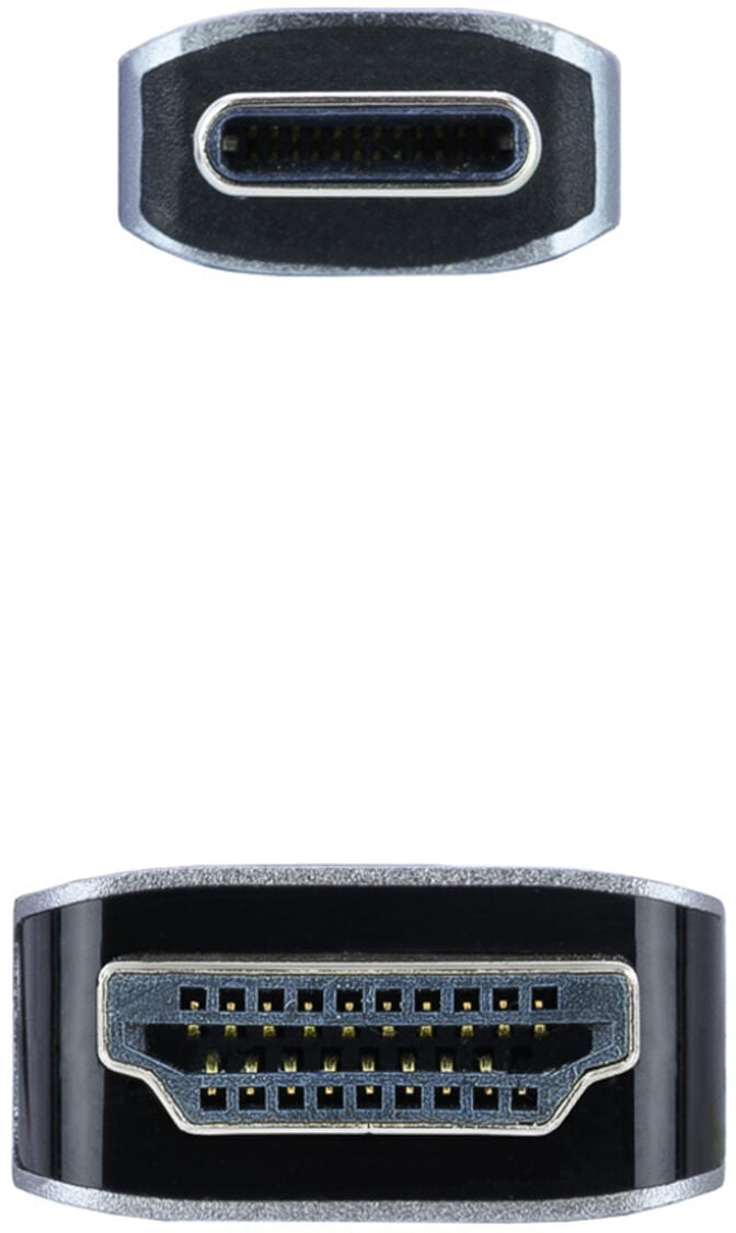 Cabo Conversor Nanocable USB-C/M > HDMI/M 3 M Preto image number 2