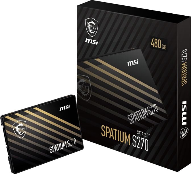 SSD MSI SPATIUM S270 480GB SATA IIII (500/450MB/s) image number 4