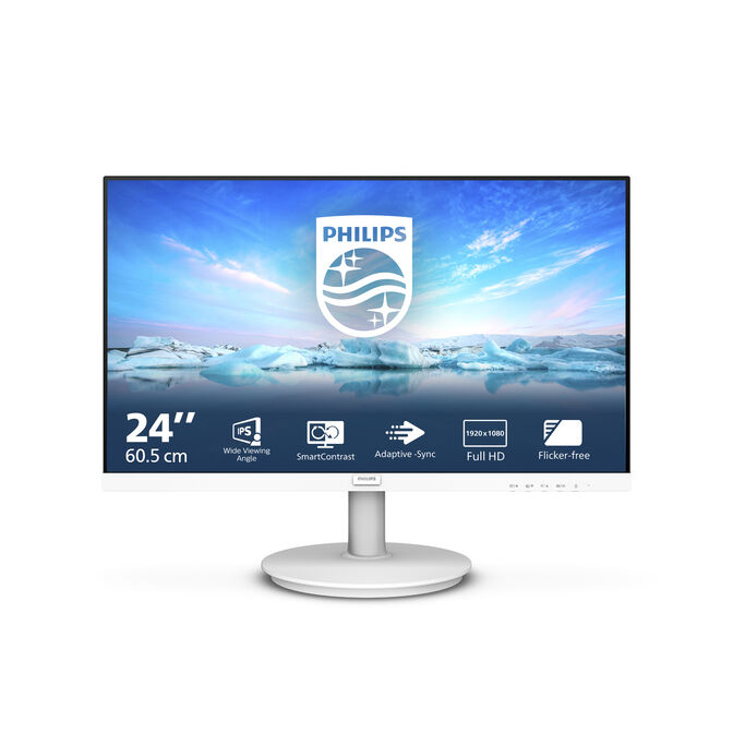 Monitor Philips V-Line 24" 241V8AW IPS FHD 75Hz c/colunas image number 1
