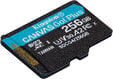 Cart&atilde;o Kingston Canvas Go! Plus Gen4 200MB/s MicroSDXC UHS-I U3 V30 A2 256GB image number null