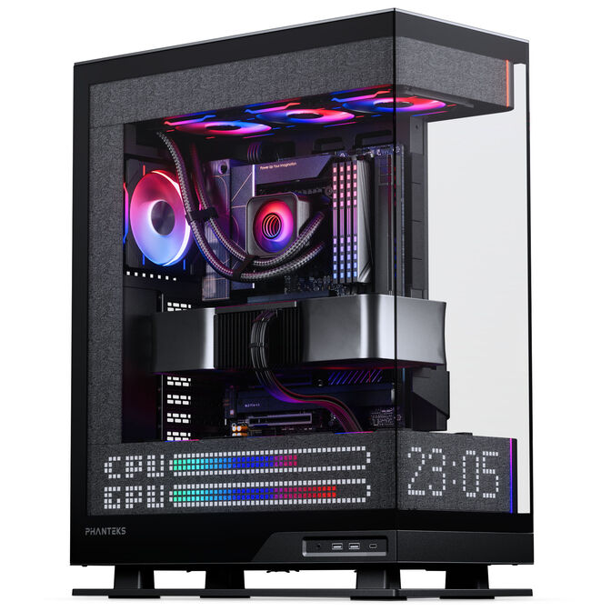 Caixa ATX Phanteks Evolv Series X2 Matrix Vidro Temperado DRGB Preto image number 2