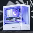 Caixa Micro-ATX Jonsbo D200 Vidro Temperado Branco image number null