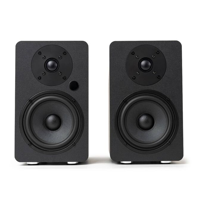 Colunas Hi-Fi Vulkkano A5 ARC MKII 50W Bluetooth HDMI ARC Pretas image number 2