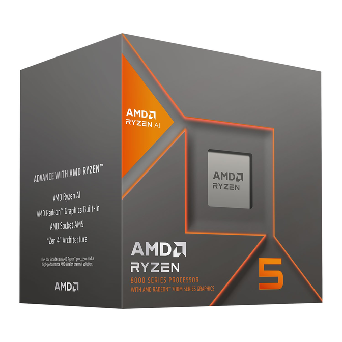 Processador APU AMD Ryzen 5 8600G 6-Core (4.3GHz-5GHz) 22MB AM5 image number 1