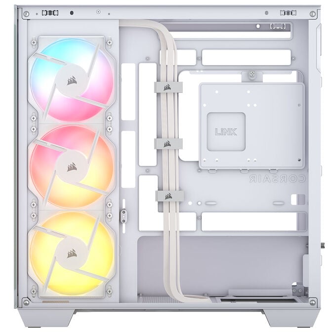 Caixa Micro-ATX Corsair 2800X RS-R ARGB Branca Vidro Temperado image number 6