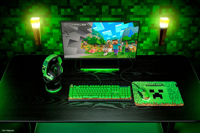 Rato Razer Cobra Minecraft Ed. 8500DPI Preto image number 5