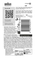 Cabe&ccedil;a de Substitui&ccedil;&atilde;o Braun Series 9 Kombipack 64B image number null