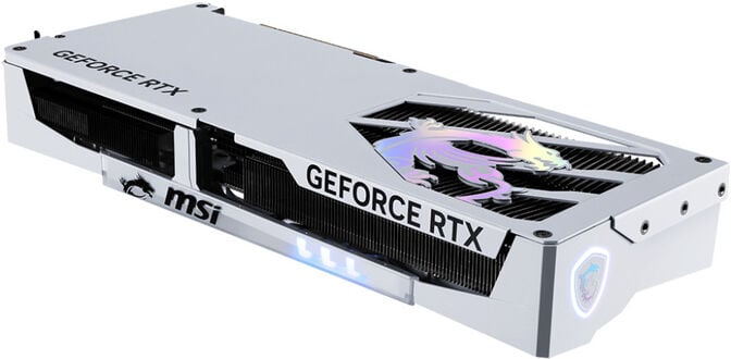 Gr&aacute;fica MSI GeForce&reg; RTX 5070 GAMING TRIO OC WHITE 12GB GDDR7 DLSS4 image number 2