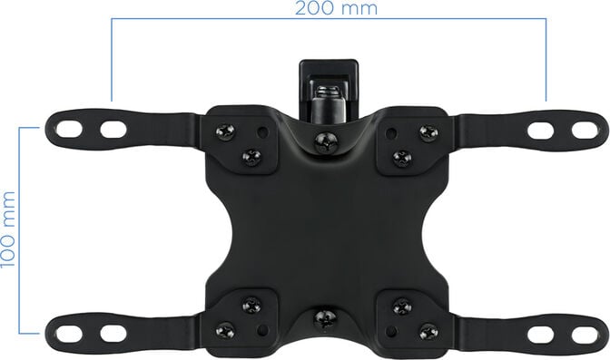 Suporte de Parede Tooq Tilt e Girat&oacute;rio 3 Pivots 13" a 42" Max. 20Kg Preto image number 3