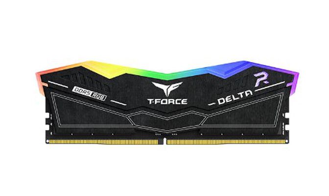 Team Group Kit 96GB (2 x 48GB) DDR5 6800MHz Delta RGB Preto CL36 image number 1