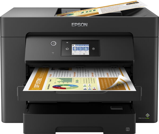 Impressora Impressora Multifun&ccedil;&otilde;es a Laser a Jato de Tinta Epson WorkForce WF-7830DTWF A3 Wi-Fi image number 0