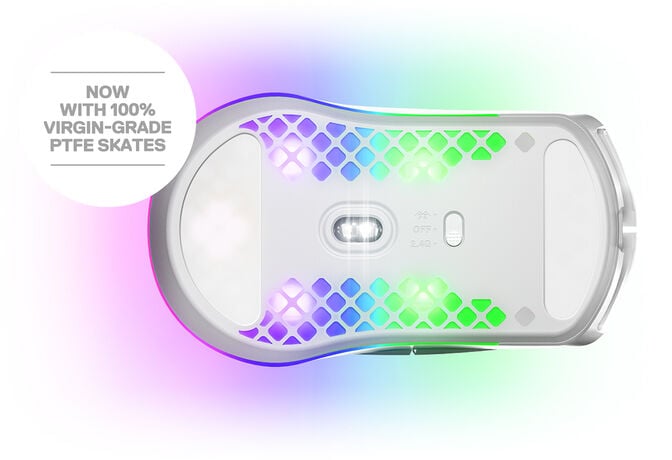 Rato Steelseries Aerox 3 Wireless Snow image number 3