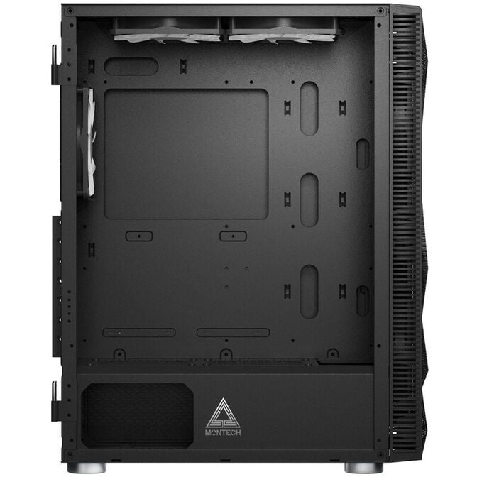 Caixa ATX Montech X3 Mesh RGB Vidro Temperado Preto image number 1