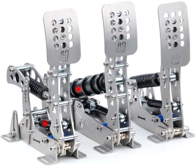 Pedais Heusinkveld Ultimate+ - 3 Pedais ( Acelerador + Trav&atilde;o + Embraiagem ) - Preto image number 1