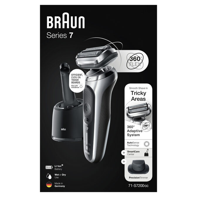 M&aacute;quina de Barbear Braun Series 7 S7200cc image number 8