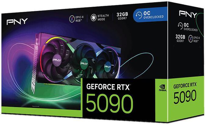 Gr&aacute;fica PNY GeForce&reg; RTX 5090 Gaming RGB Triple Fan OC 32GB GDDR7 DLSS4 image number 8