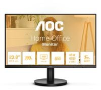 Monitor AOC 24" 24B3CA2 IPS FHD 100Hz 1ms USB-C (65W) c/colunas