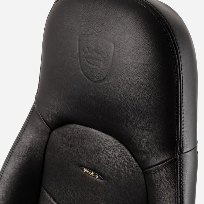 Cadeira noblechairs ICON Real Leather - Preto image number 9