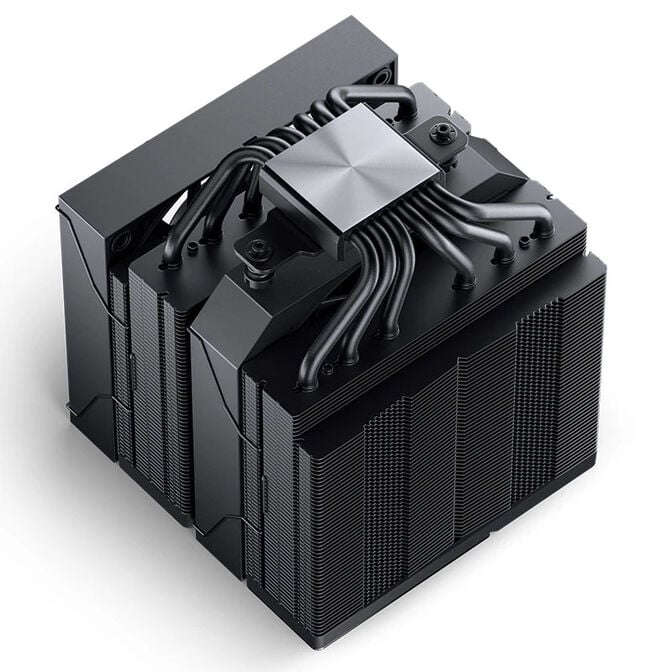 Cooler CPU Jonsbo CC90 Dual Tower com Display Preto - 2x 130mm image number 6