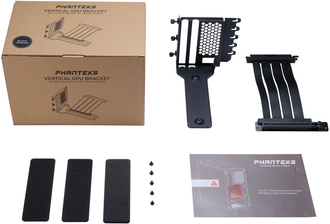 GPU Bracket Phanteks+Cabo PCI-E 4.0x16 Fita Riser 22cm Preto image number 4
